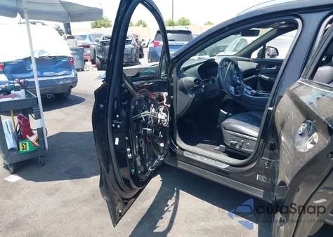 2022 Hyundai Santa Fe Calligraphy from USA, damaged, VIN 5NMS54AL2NH3H0251